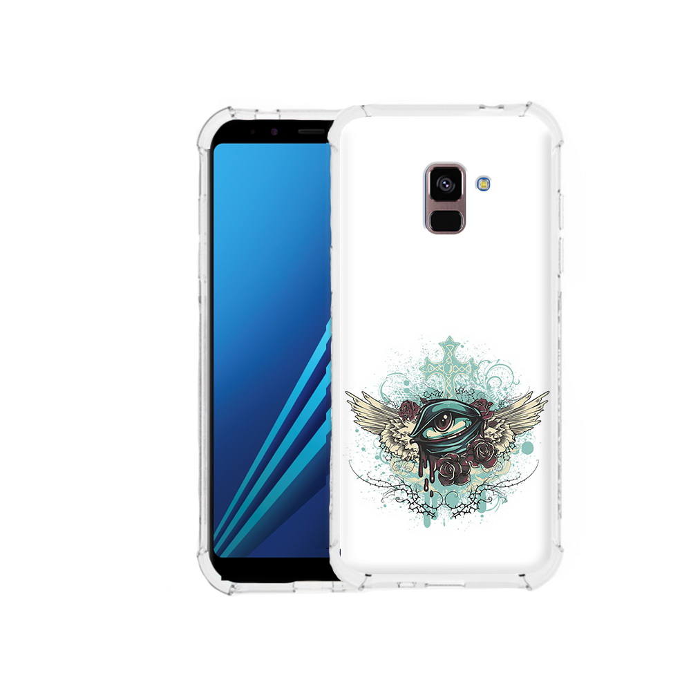 

Чехол MyPads Tocco для Samsung Galaxy A8 Plus плачущий глаз с крыльями (PT119249.593.544), Tocco