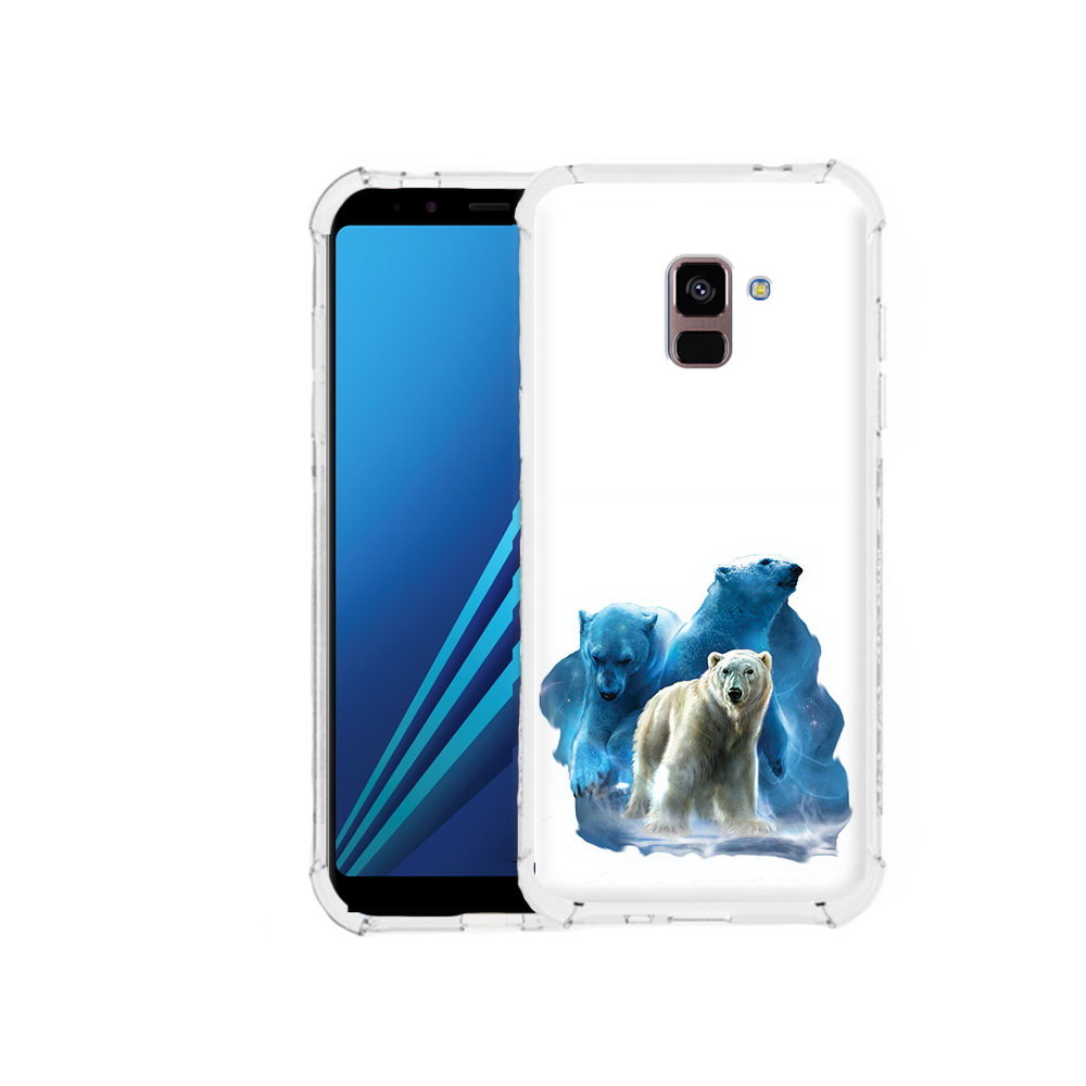 

Чехол MyPads Tocco для Samsung Galaxy A8 Plus полярный медведь (PT119249.593.549), Tocco