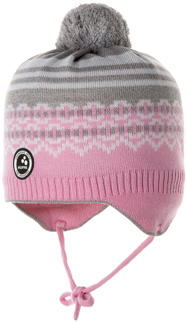 Вязаная шапка Huppa Francis 80003, cветло-розовый р.S