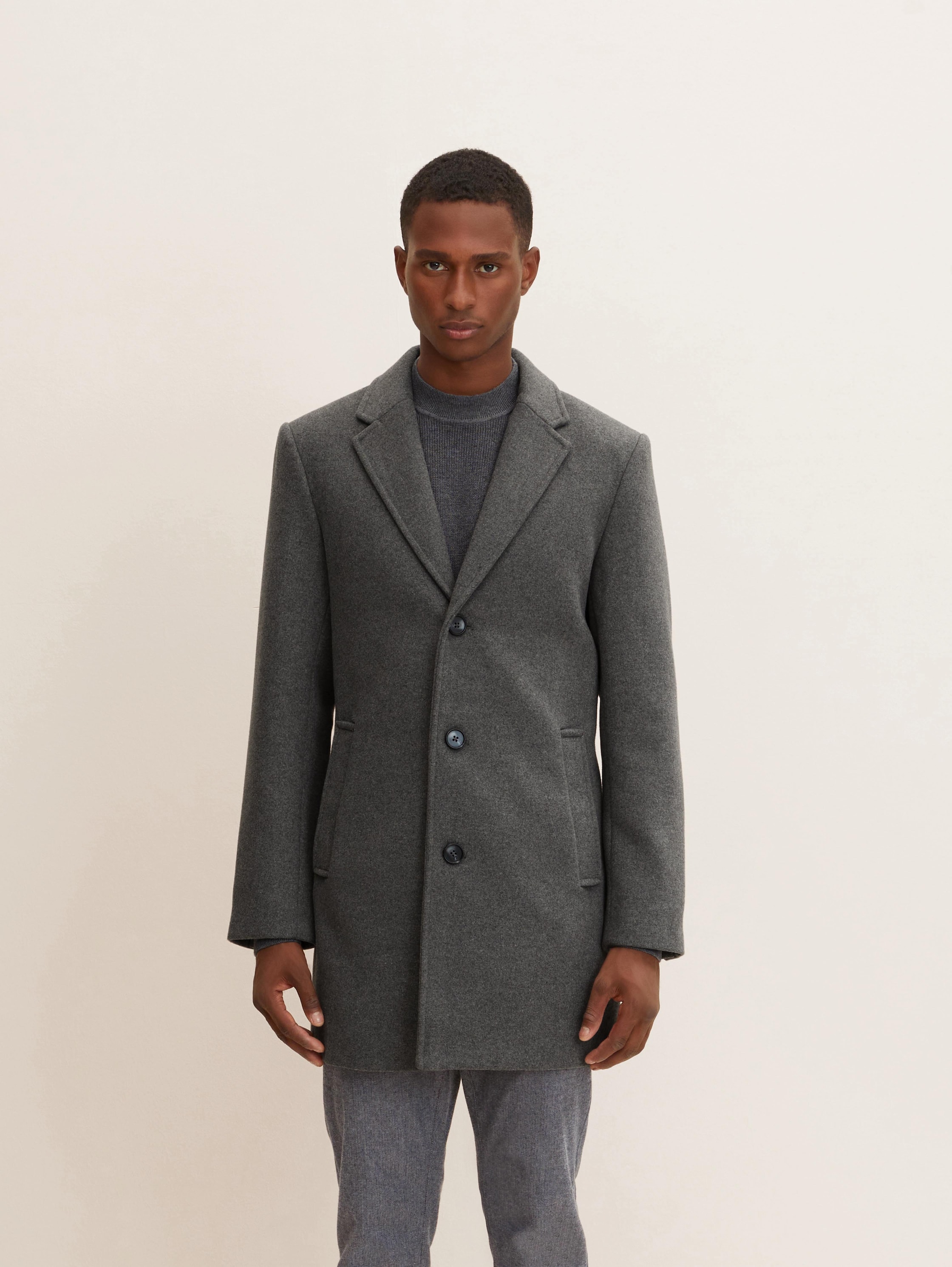 

Пальто мужское TOM TAILOR 1032502 серое XL, Серый, 1032502