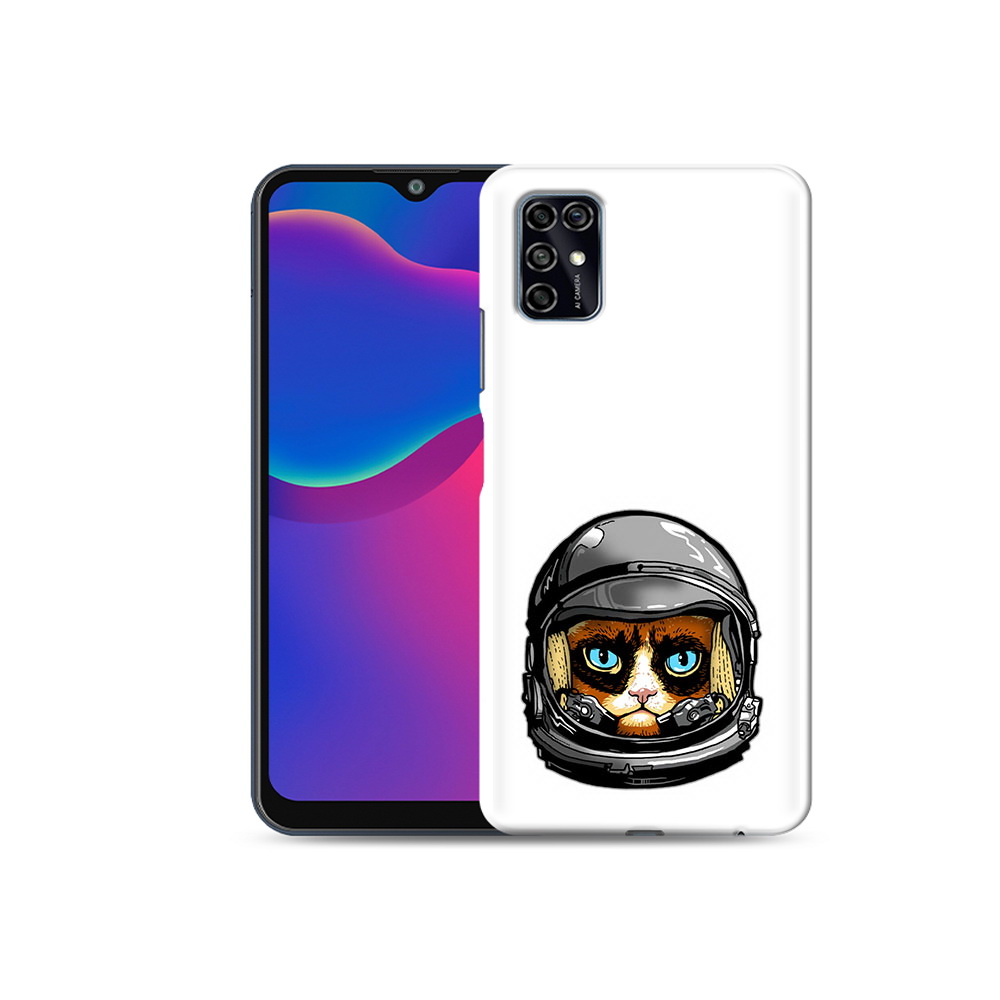 

Чехол MyPads Tocco для ZTE Blade V2020 Smart кот космонавт (PT156449.459.400), Прозрачный, Tocco