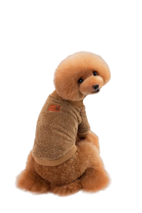 Толстовка для собак бежевая 32,7 см