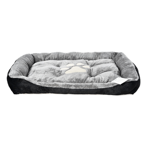 

Лежанка для собак с лапкой серо-коричневая 70 х 52 х 15см