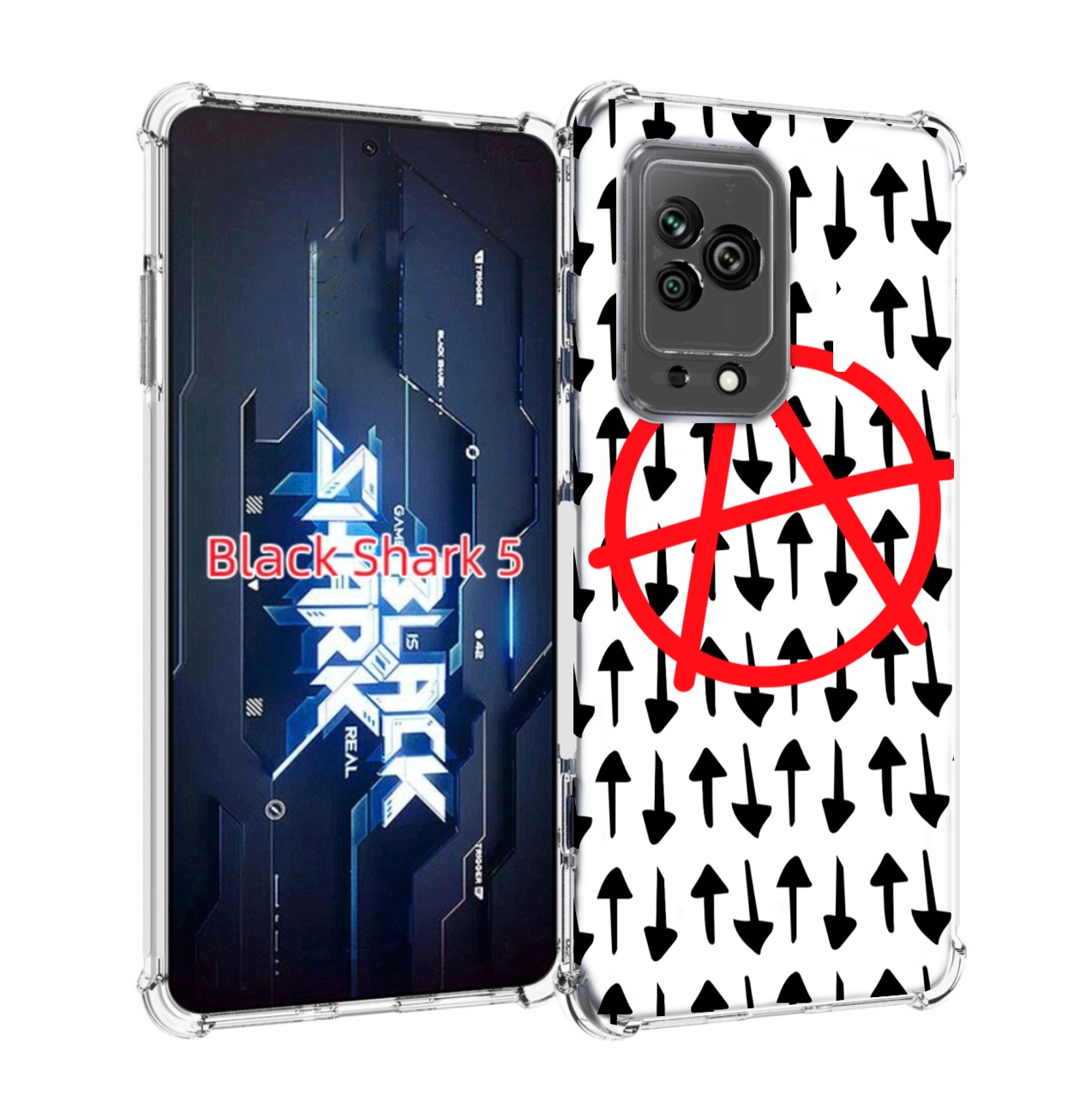 

Чехол MyPads анархия-панк для Xiaomi Black Shark 5, Прозрачный, Tocco