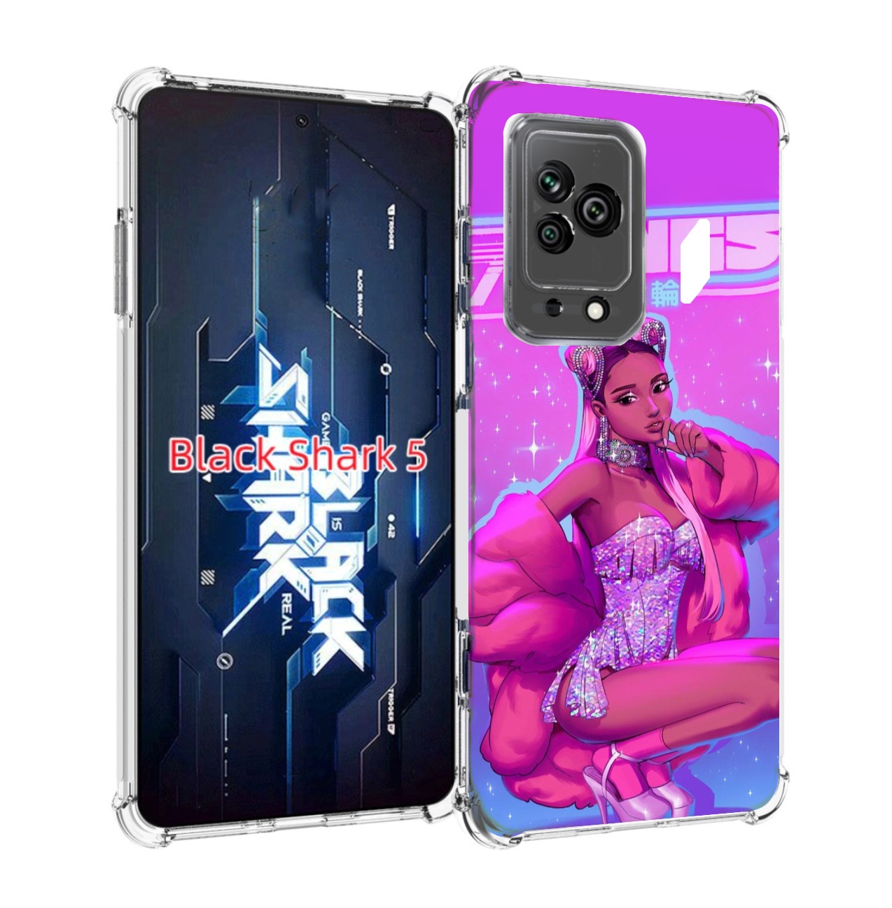 

Чехол MyPads ариана-гранде для Xiaomi Black Shark 5, Прозрачный, Tocco