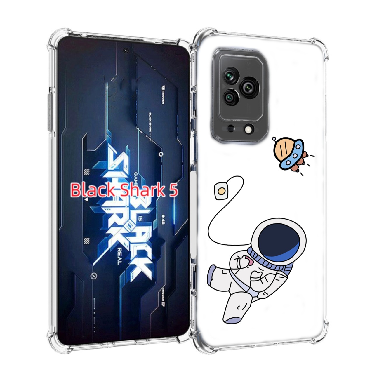

Чехол MyPads астронавт для Xiaomi Black Shark 5, Прозрачный, Tocco