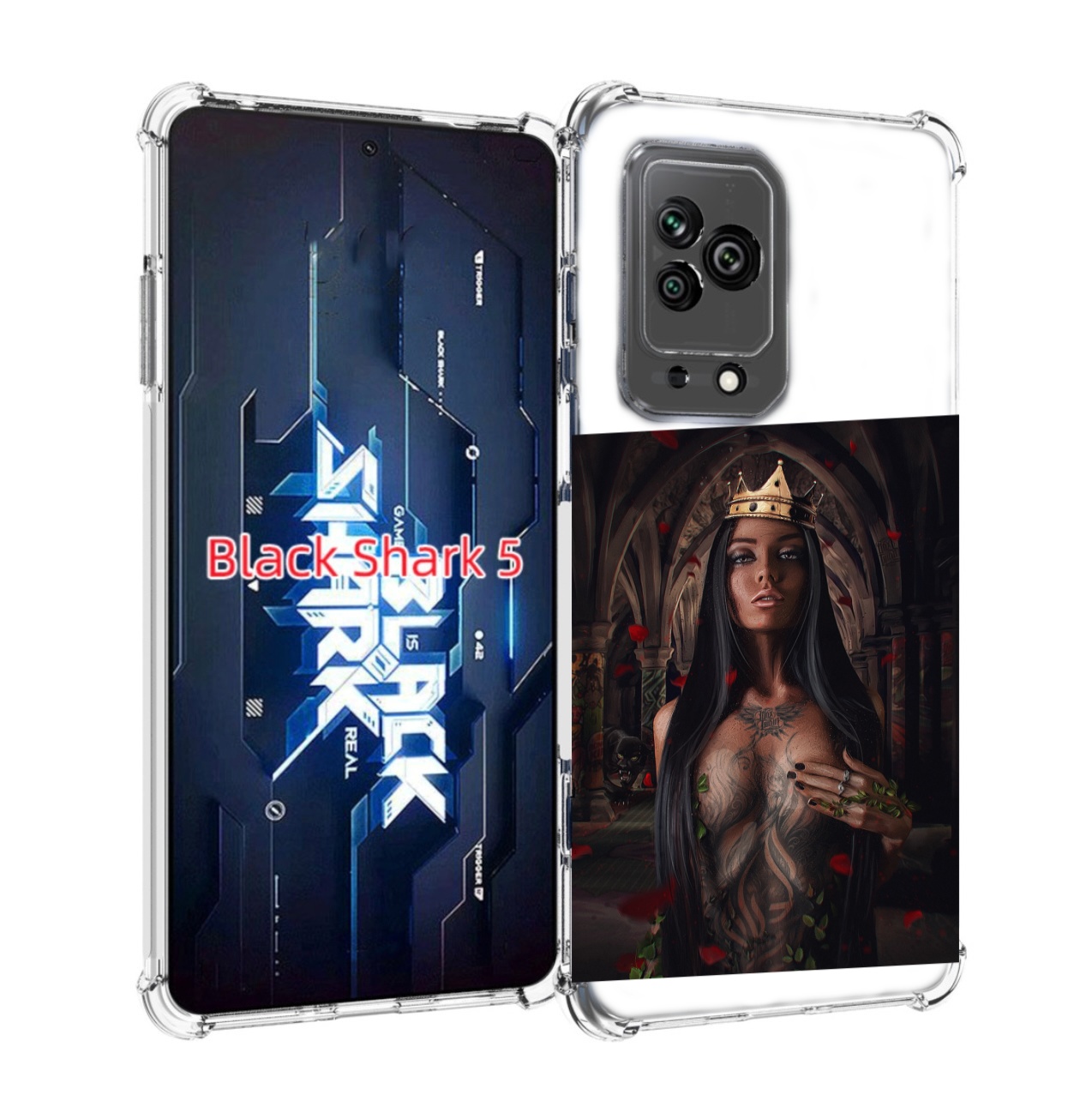 

Чехол MyPads багровый-пик для Xiaomi Black Shark 5, Прозрачный, Tocco