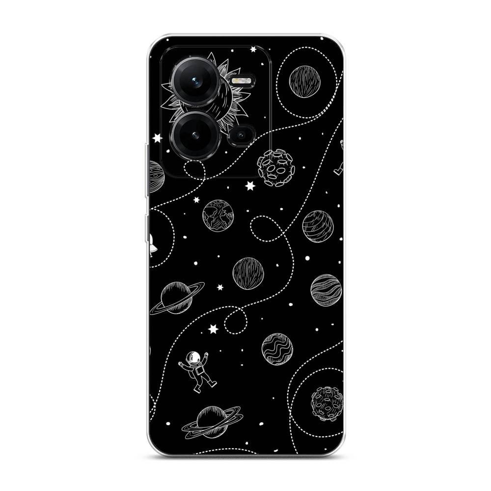 

Чехол Awog на Vivo V25e / Виво V25e "В невесомости", Бежевый