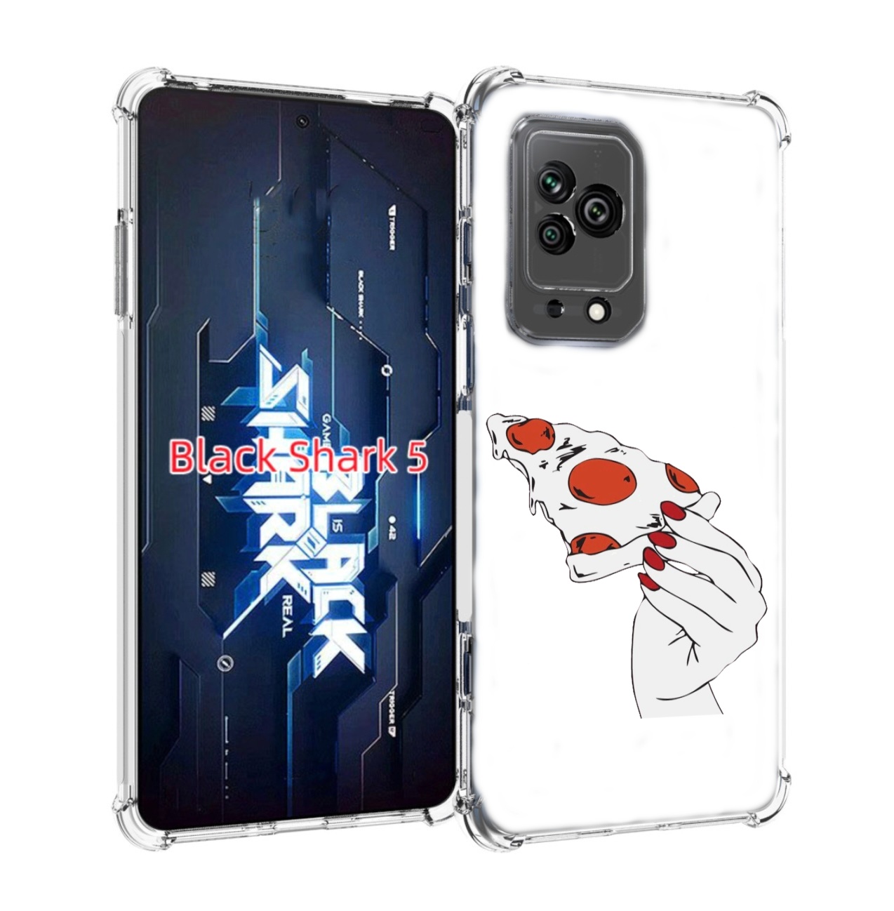

Чехол MyPads белая-пицца для Xiaomi Black Shark 5, Прозрачный, Tocco