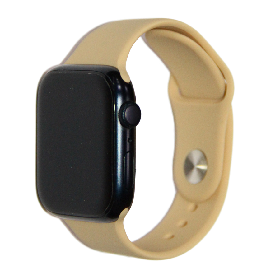 

Ремешки для Watch 42/44/45/49 mm Sport Band силиконовый (размер S) бежевый