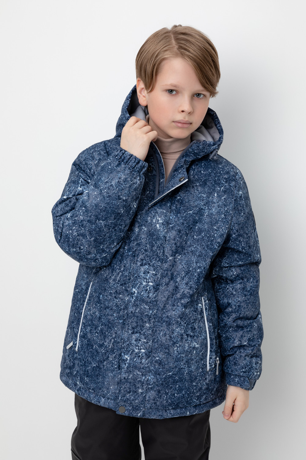

Куртка детская CROCKID 2B JKT 025(1).2, стальной, текстура камня, 128, Серый, 2B JKT 025(1).2