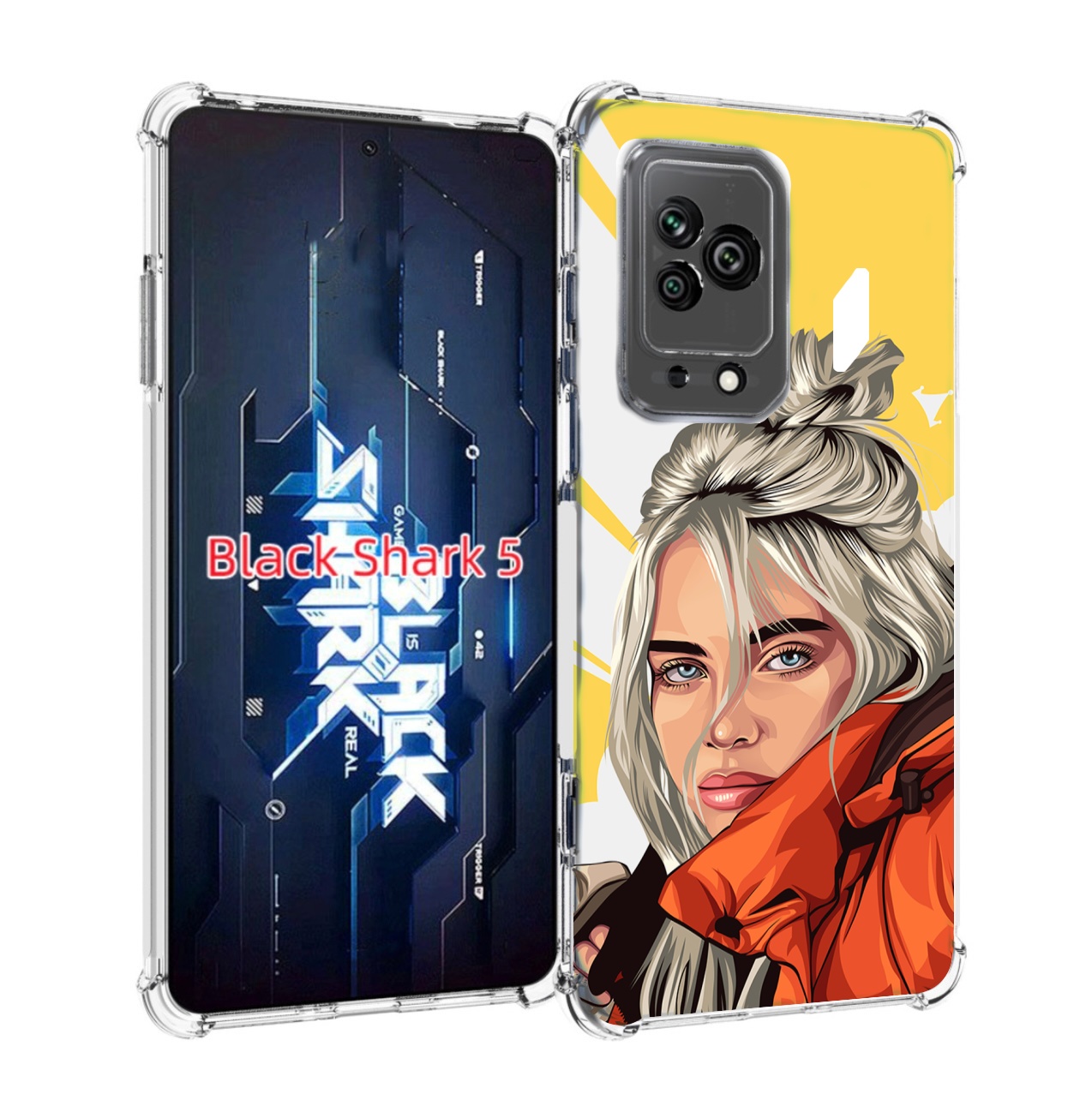 

Чехол MyPads билли-айлиш-в-куртке для Xiaomi Black Shark 5, Прозрачный, Tocco