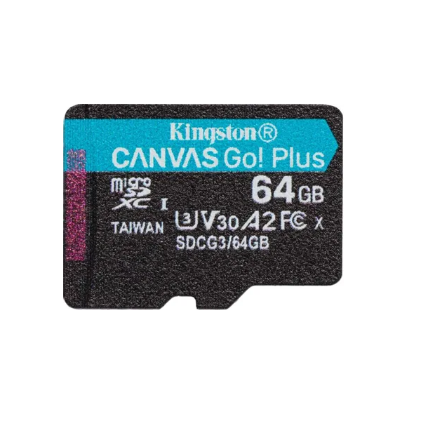 Карта памяти Kingston Micro SDXC 64Гб Canvas GO Plus (SDCG3/64GBSP)