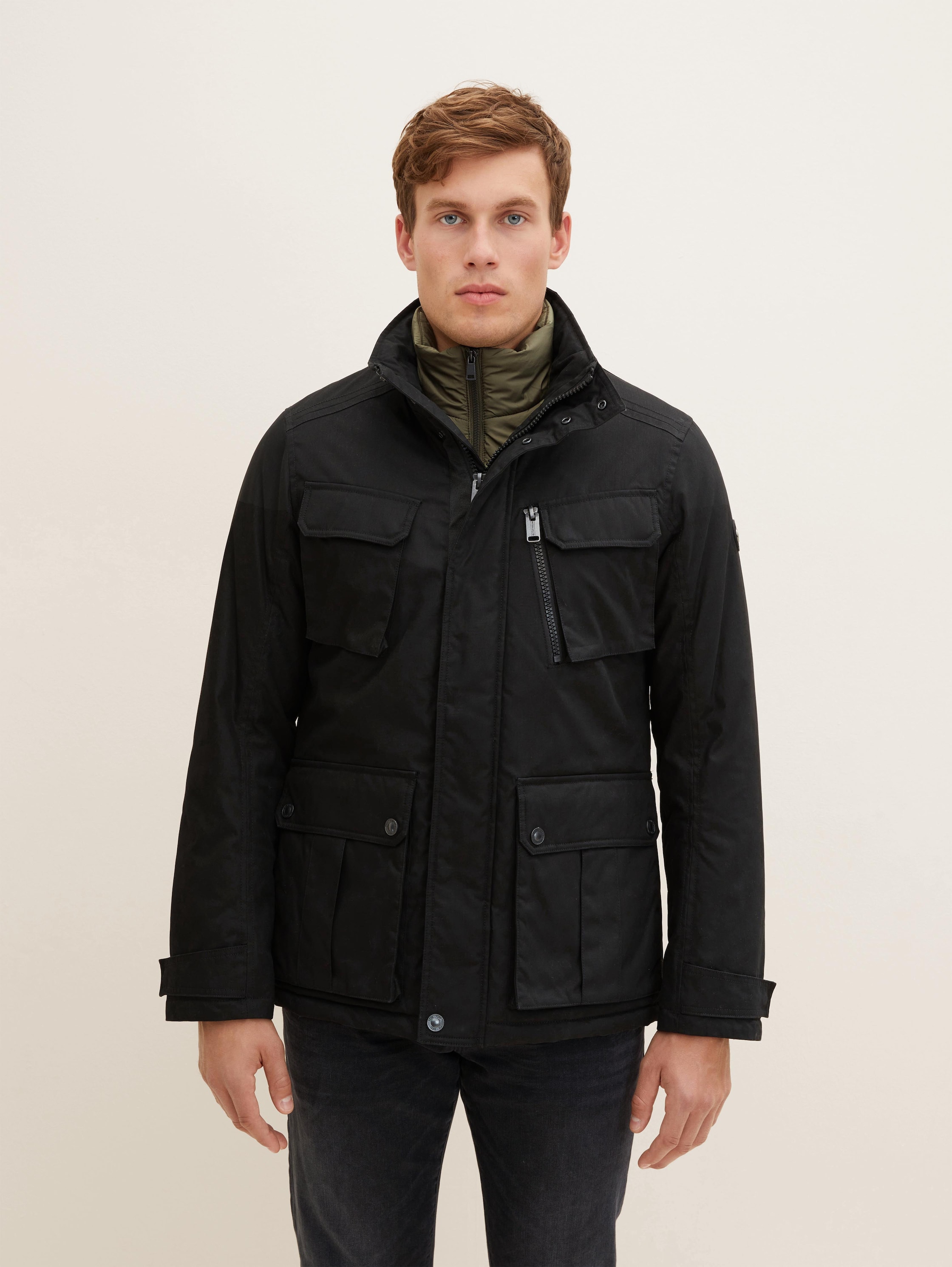 

Куртка мужская TOM TAILOR 1032488 черная L, 1032488