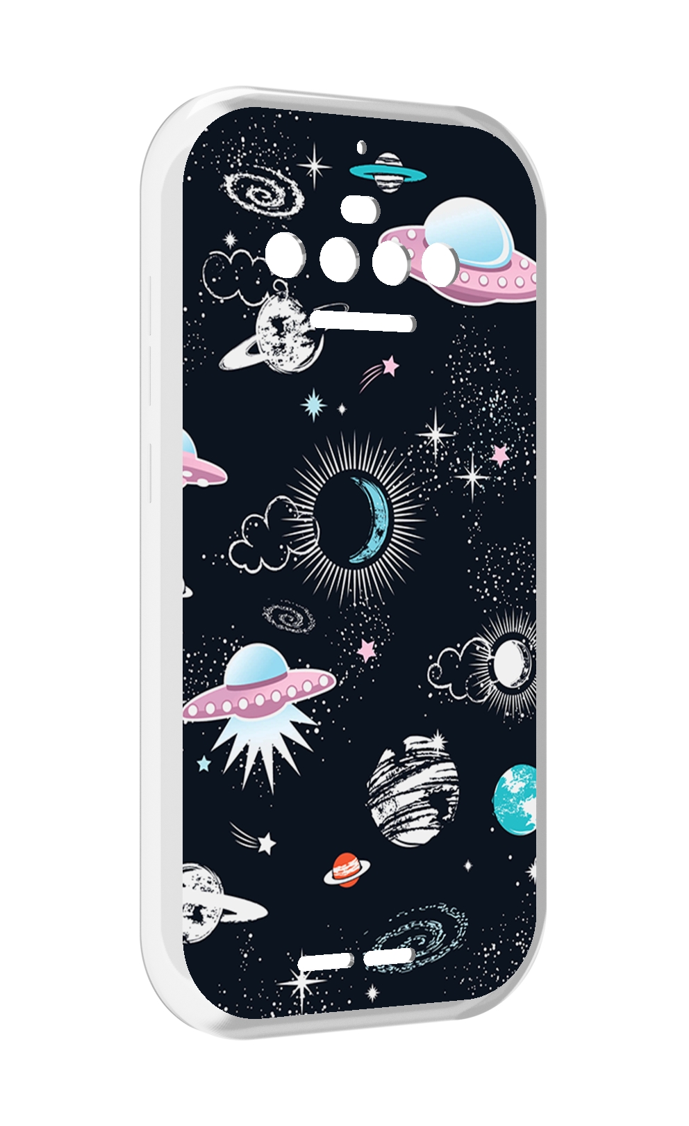 

Чехол MyPads космос-мини-картинки для Oukitel F150 R2022, Прозрачный, Tocco