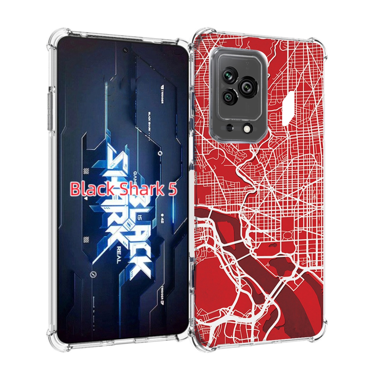 

Чехол MyPads векторная-карта для Xiaomi Black Shark 5, Прозрачный, Tocco