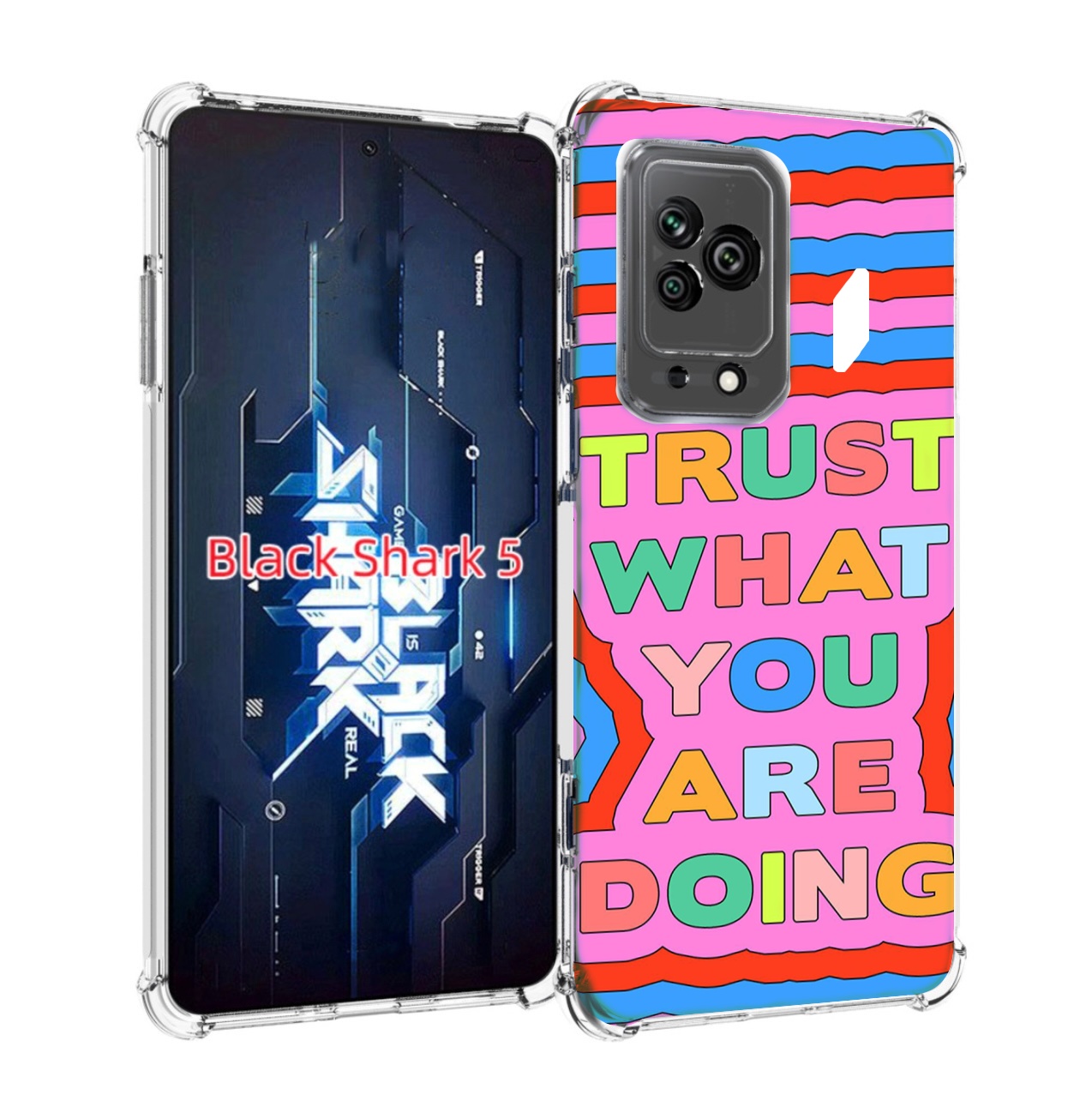 

Чехол MyPads верь-в-то-что-ты-делаешь для Xiaomi Black Shark 5, Прозрачный, Tocco