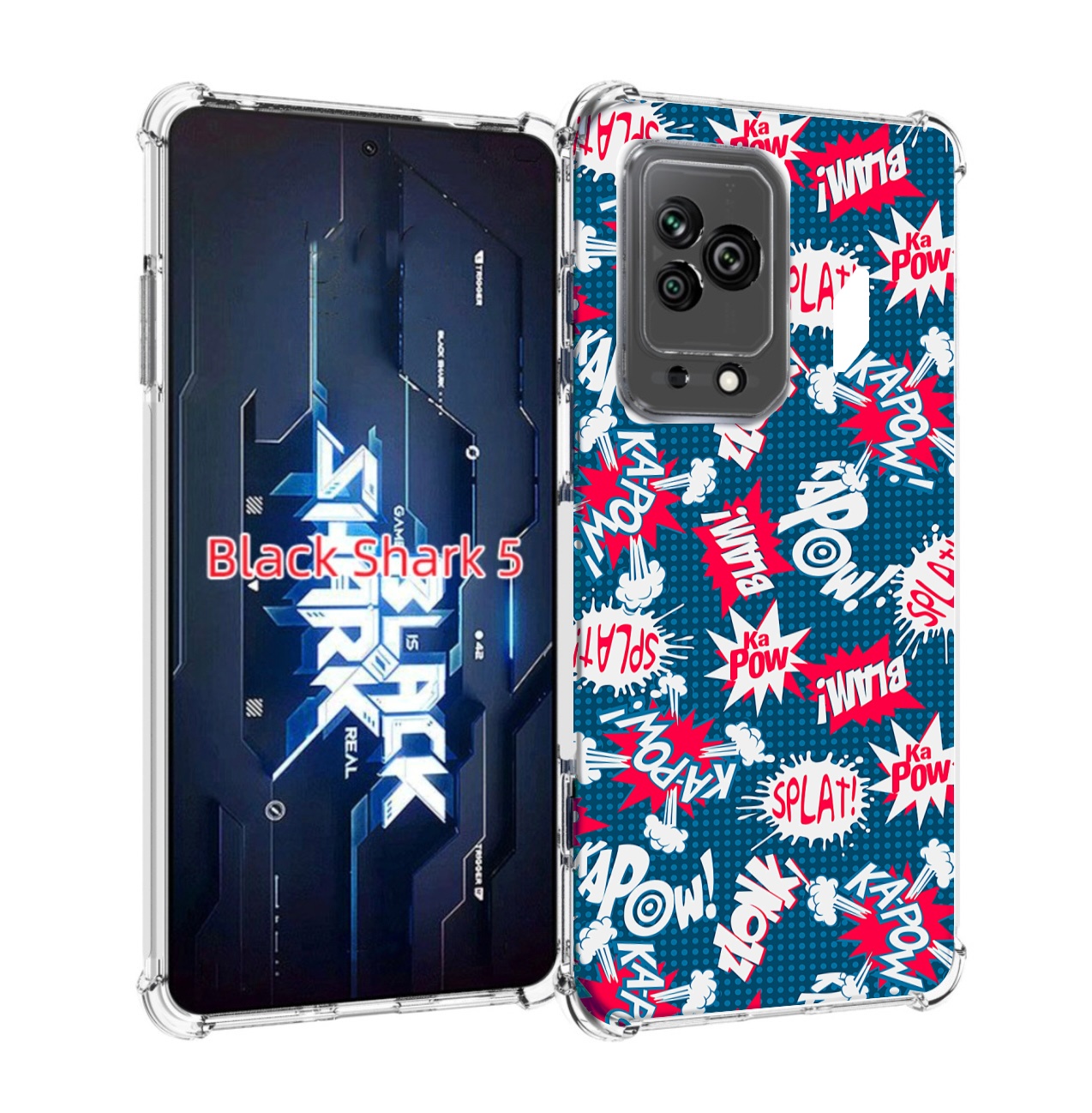 

Чехол MyPads взрывной-принт для Xiaomi Black Shark 5, Прозрачный, Tocco