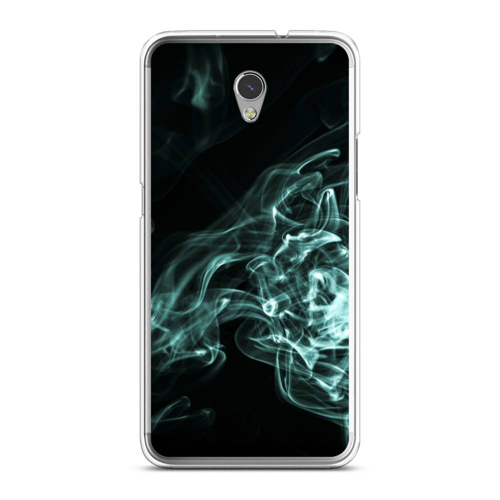

Чехол на ZTE Blade V7 "Дым", Голубой;черный, 131150-3