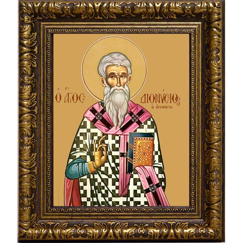 

Дионисий Ареопагит Апостол от 70-ти, Афинский, епископ. Икона на холсте.