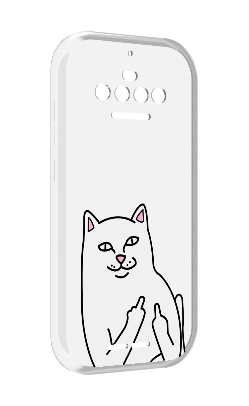 

Чехол MyPads котяра для Oukitel F150 R2022, Прозрачный, Tocco