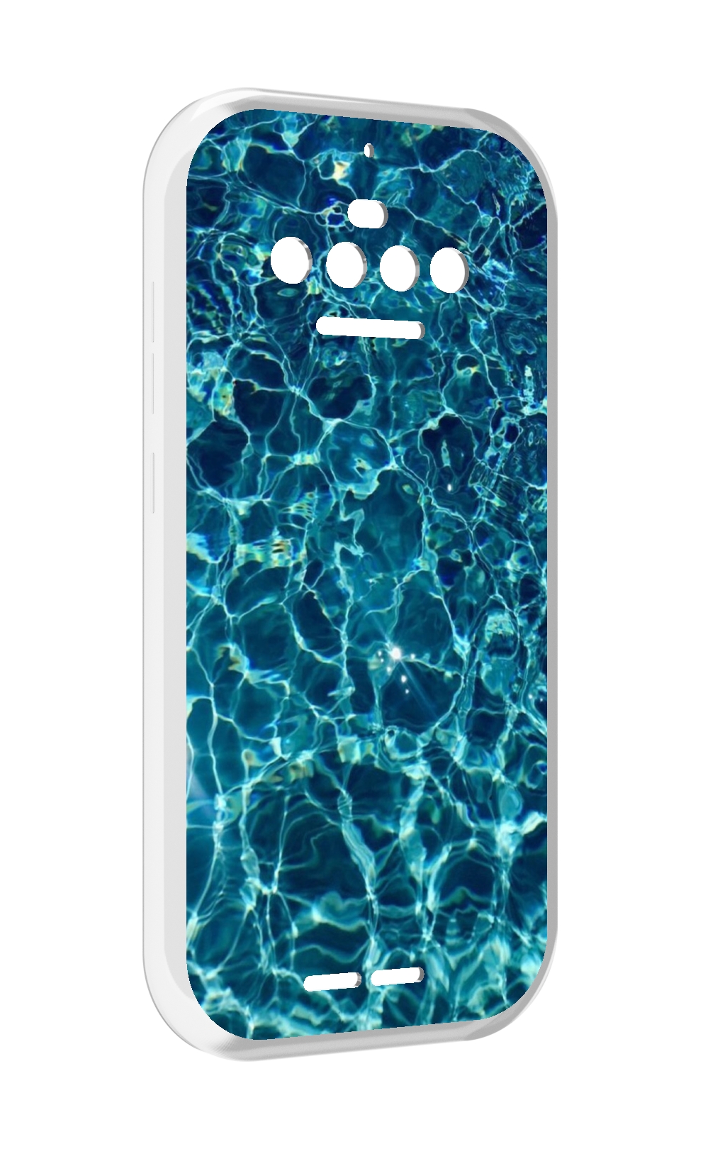 

Чехол MyPads красивая голубая вода для Oukitel F150 R2022, Прозрачный, Tocco
