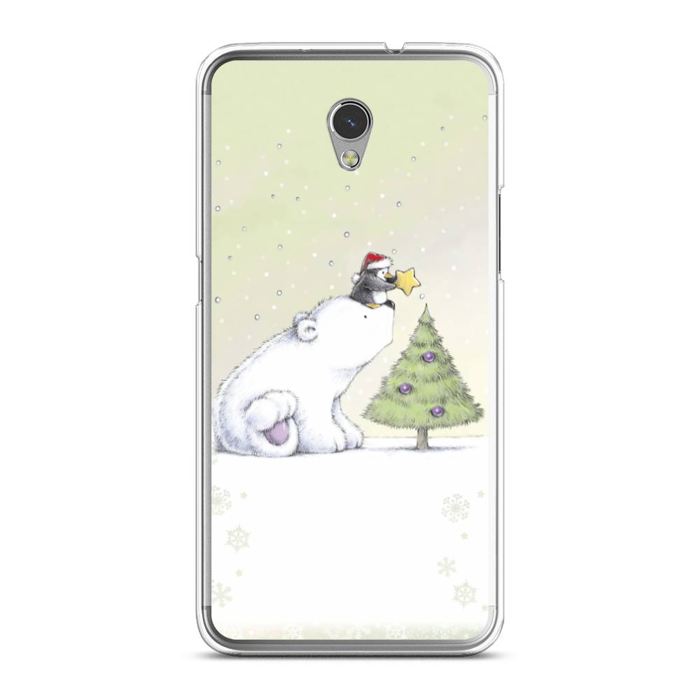 

Чехол на ZTE Blade V7 "Украшение елки", Белый;бежевый, 131150-5