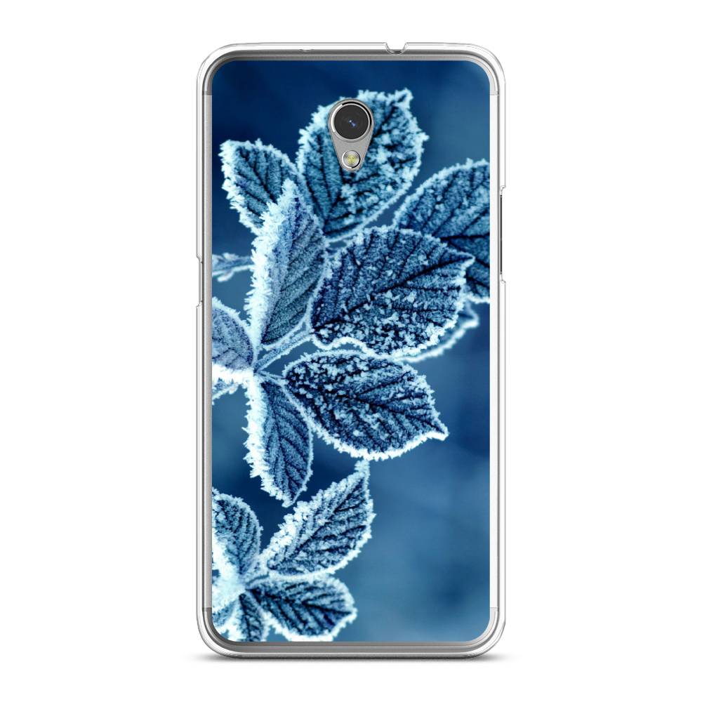 

Чехол на ZTE Blade V7 "Зима 6", Голубой;белый, 131150-2