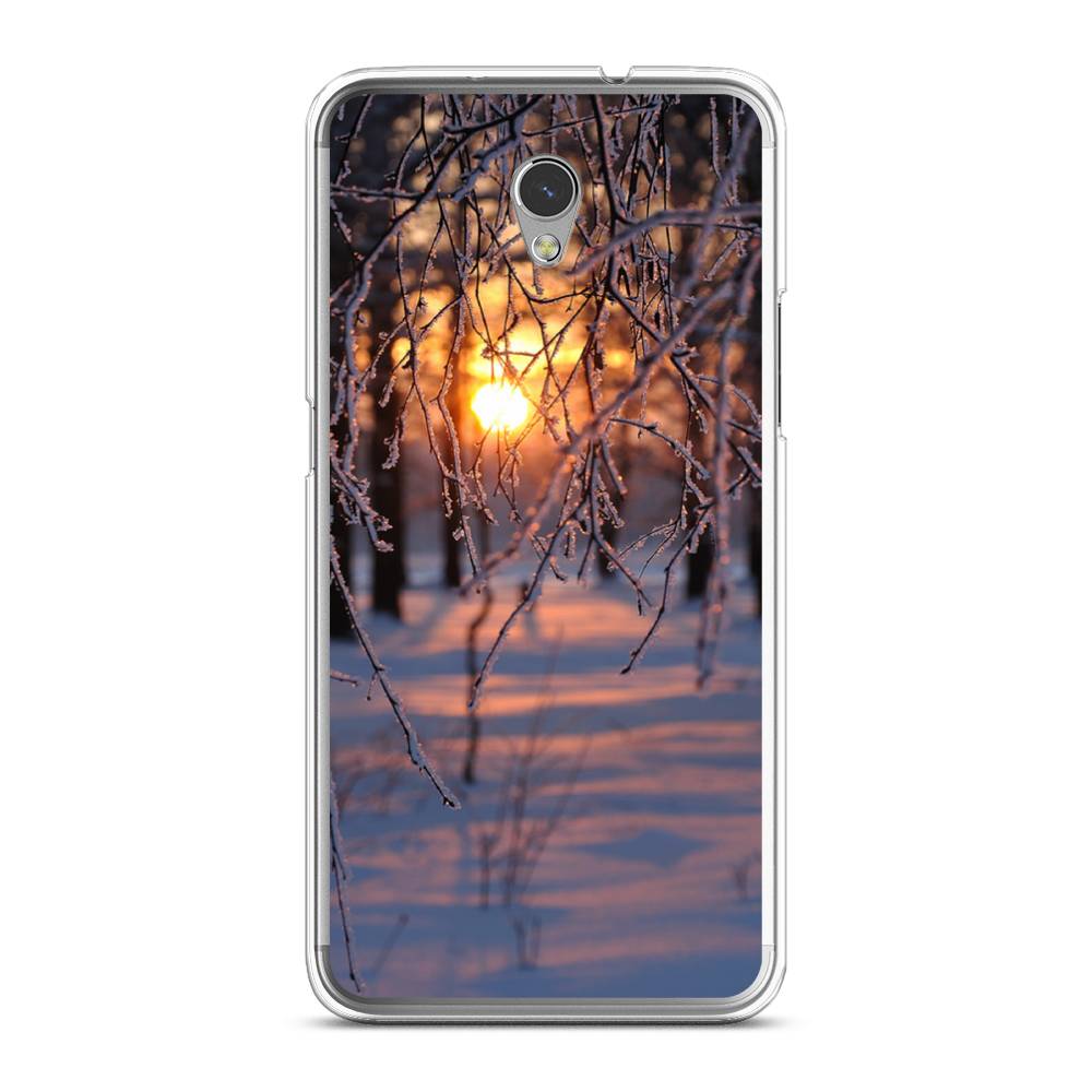 

Чехол на ZTE Blade V7 "Зима 7", Оранжевый;розовый;черный, 131150-2