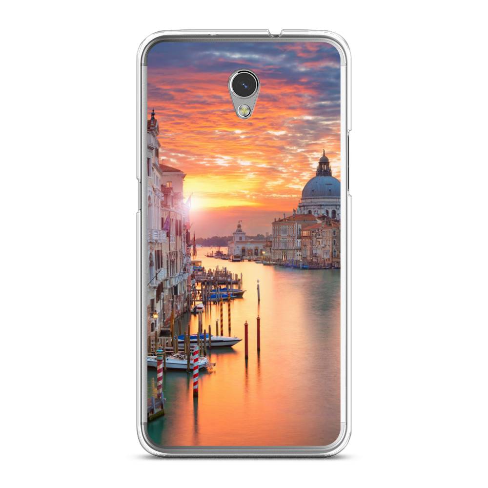 

Чехол на ZTE Blade V7 "Восход 11", Розовый;оранжевый, 131150-2