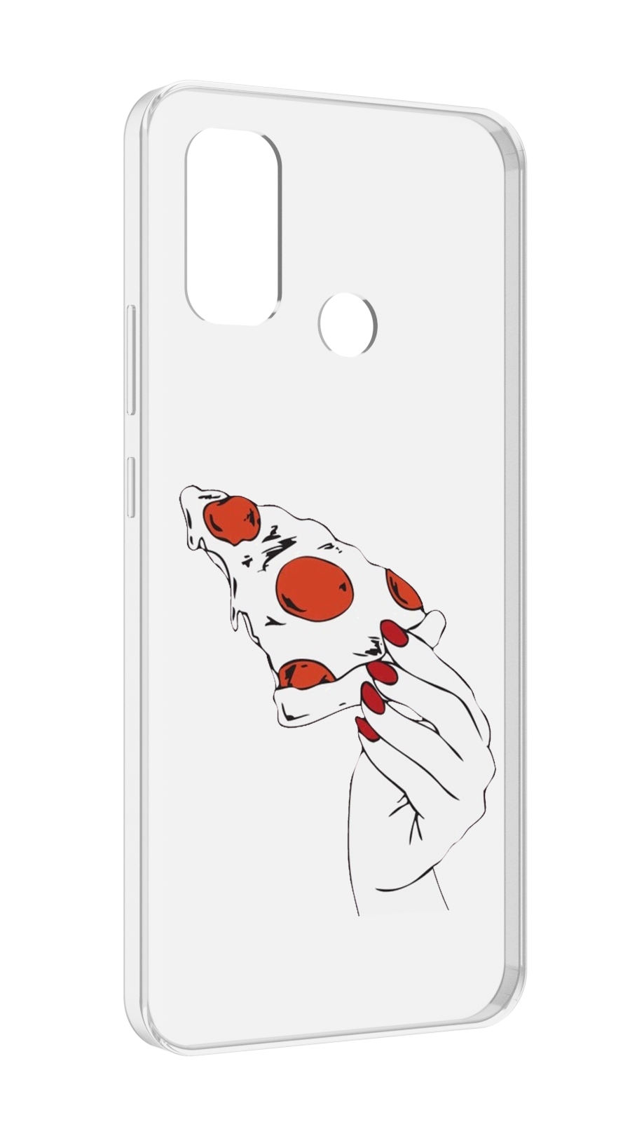 

Чехол MyPads белая-пицца для UleFone Note 10P/Note 10, Прозрачный, Tocco