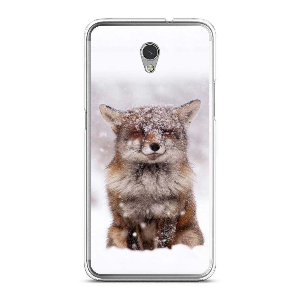 

Чехол на ZTE Blade V7 "Зимняя лиса", Белый;серый;коричневый, 131150-1