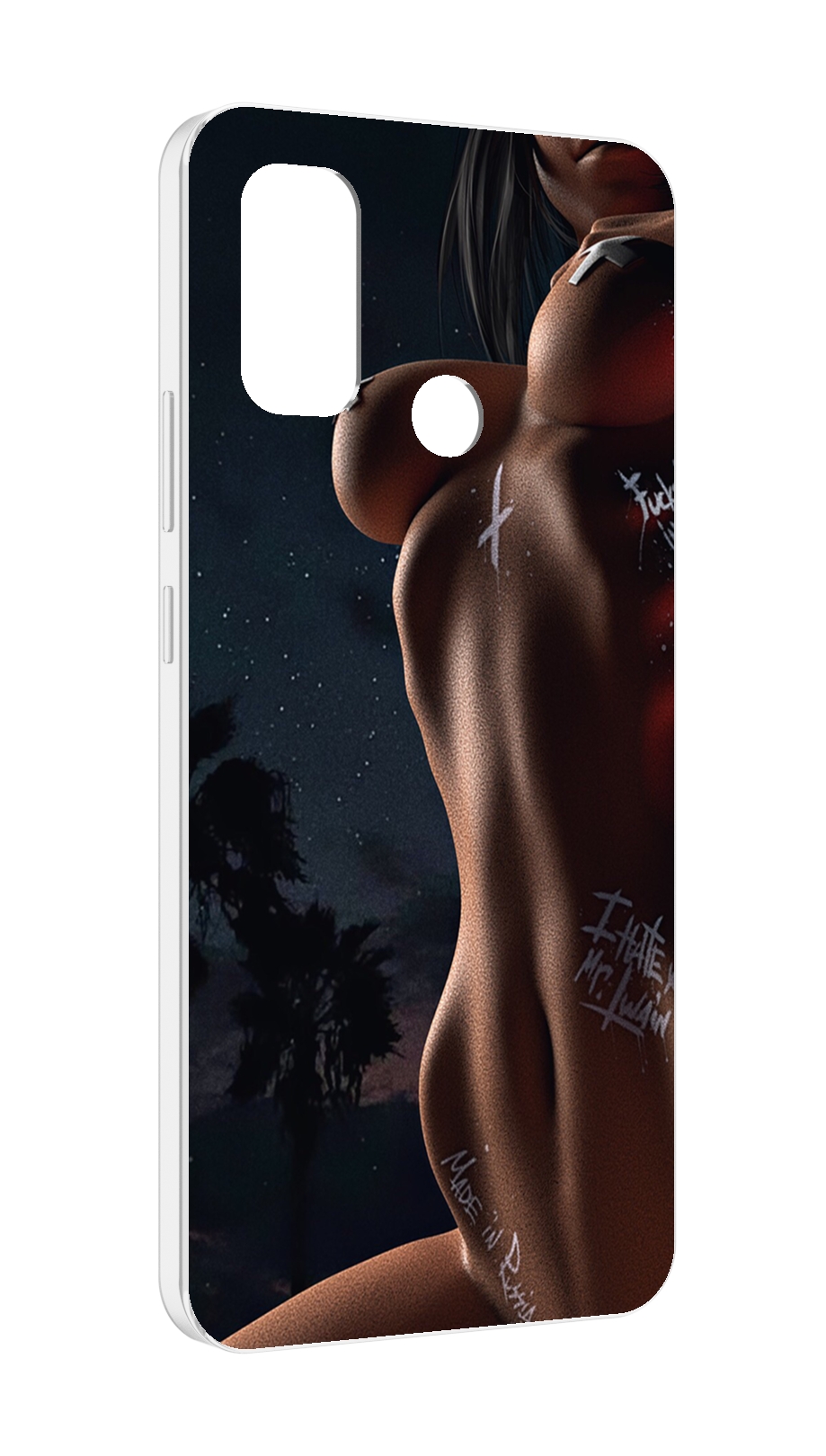 

Чехол MyPads белые-татуировки-на-теле для UleFone Note 10P/Note 10, Прозрачный, Tocco