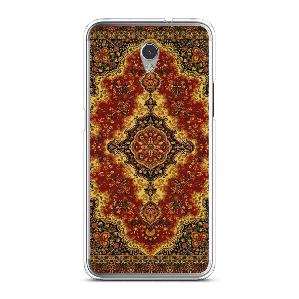 

Чехол на ZTE Blade V7 "Ковер", Коричневый;золотистый;красный, 131150-3