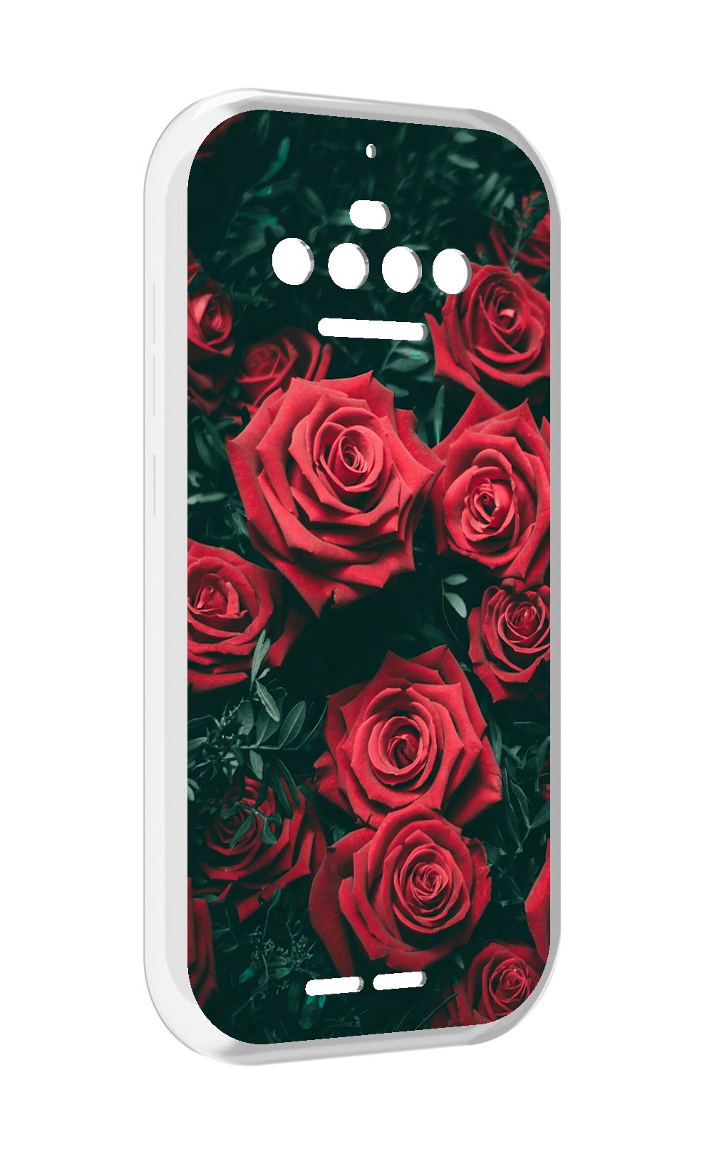 

Чехол MyPads красные-бархатные-розы для Oukitel F150 R2022, Прозрачный, Tocco