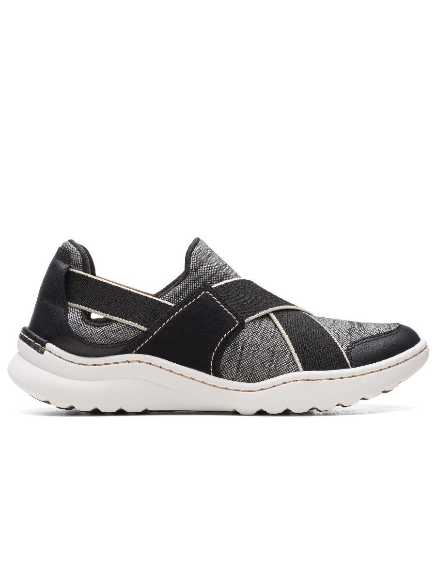 

Кроссовки женские Clarks 26166443 черные 37 EU, Черный, 26166443
