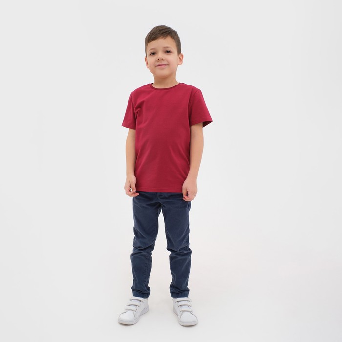 

Футболка KAFTAN Basic line р.34 (122-128), бордо, Бордовый, Basic line-1