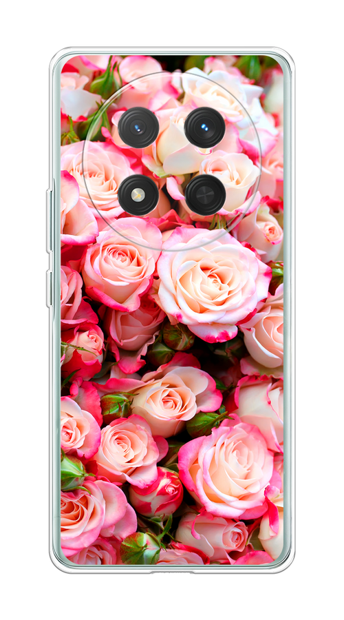 

Чехол на Honor X9C/X60 Pro Много роз, Розовый, 6125350-1