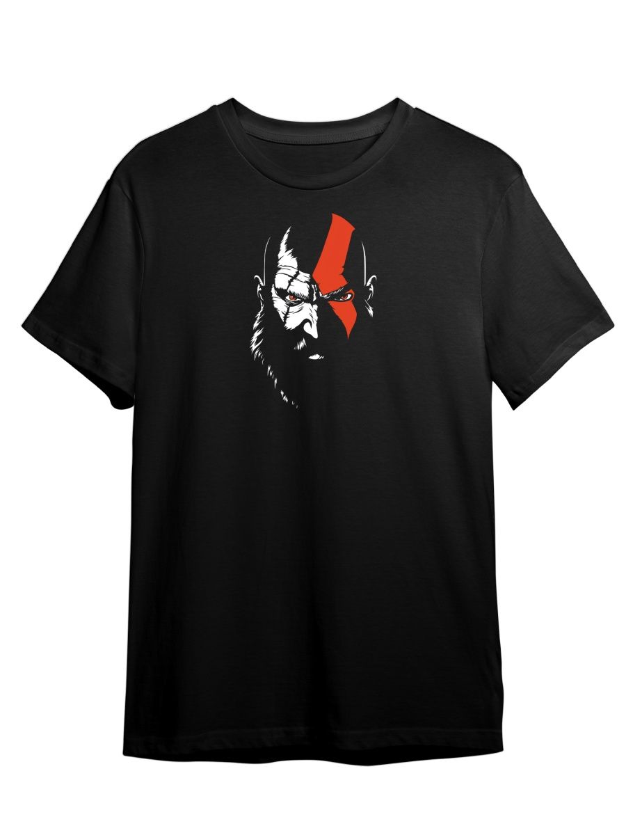

Футболка унисекс Каждому Своё God of War/Бог войны/Кратос GMGW4 черная 2XL, Черный, "God of War/Бог войны/Кратос" GMGW4