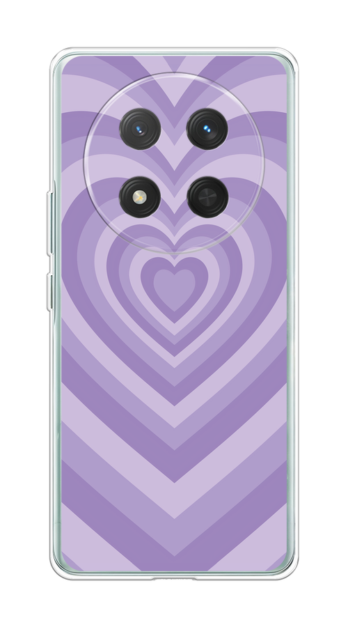 

Чехол на Honor X9C/X60 Pro Violet heart latte, Фиолетовый, 6125350-1