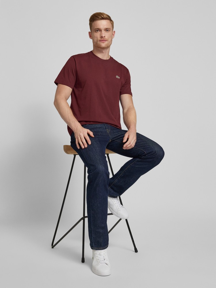 

Футболка мужская Lacoste TH7318-00 бордовая XS, Бордовый, TH7318-00