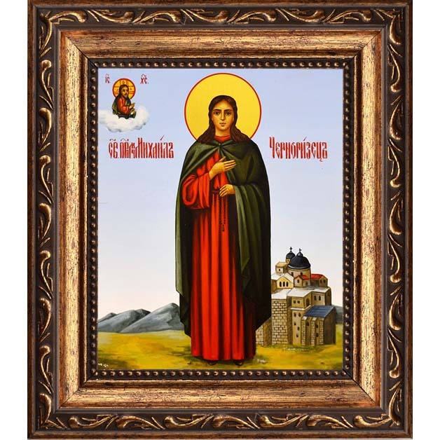 

Михаил Савваит, Едесский, Черноризец Преподобномученик. Икона на холсте.
