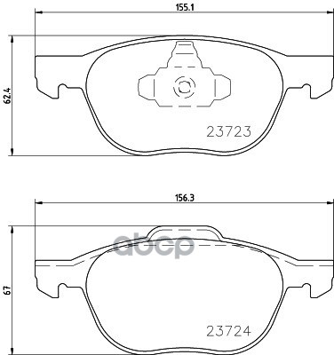 

Тормозные колодки HELLA PAGID/BEHR 8DB355011191