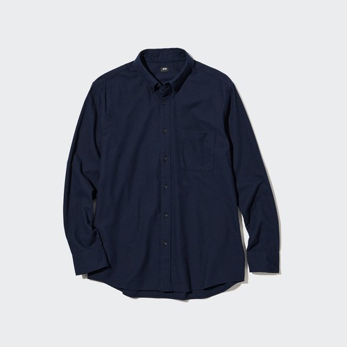 

Рубашка мужская UNIQLO 450267COL69 синяя L (доставка из-за рубежа), 450267COL69