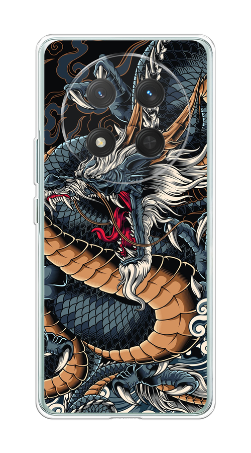 

Чехол на Honor X9C/X60 Pro Japanese Dragon, Коричневый;черный;синий, 6125350-1