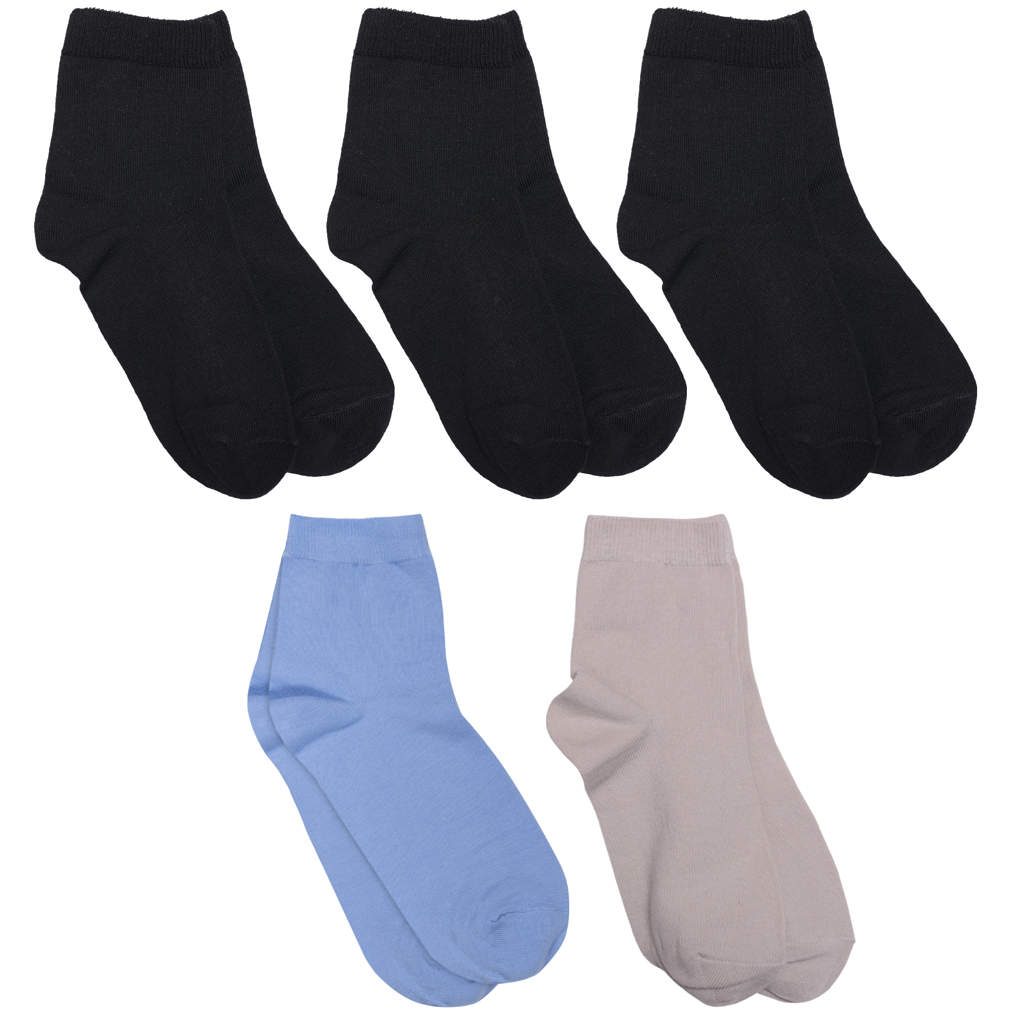 

Носки детские Rusocks 5-Д-26, черный; голубой; бежевый, 24, 5-Д-26