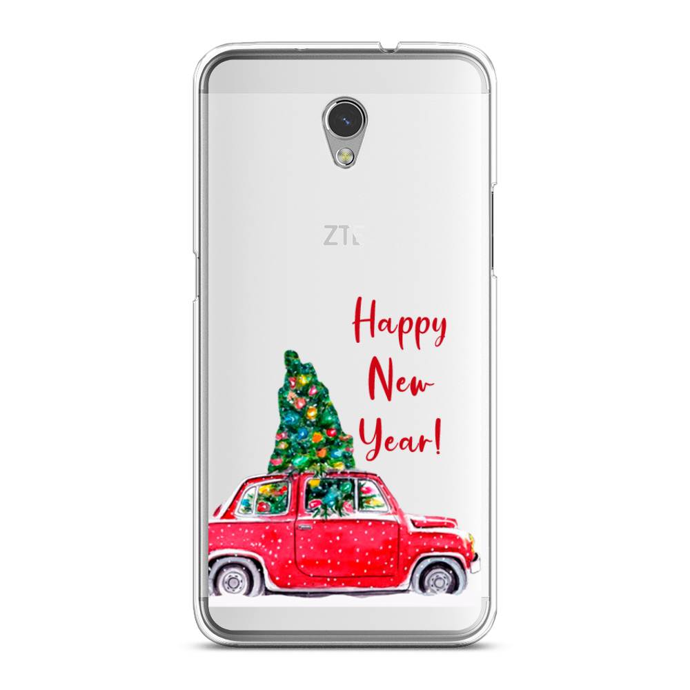 

Чехол на ZTE Blade V7 "Happy New Year", Красный;зеленый, 131150-5