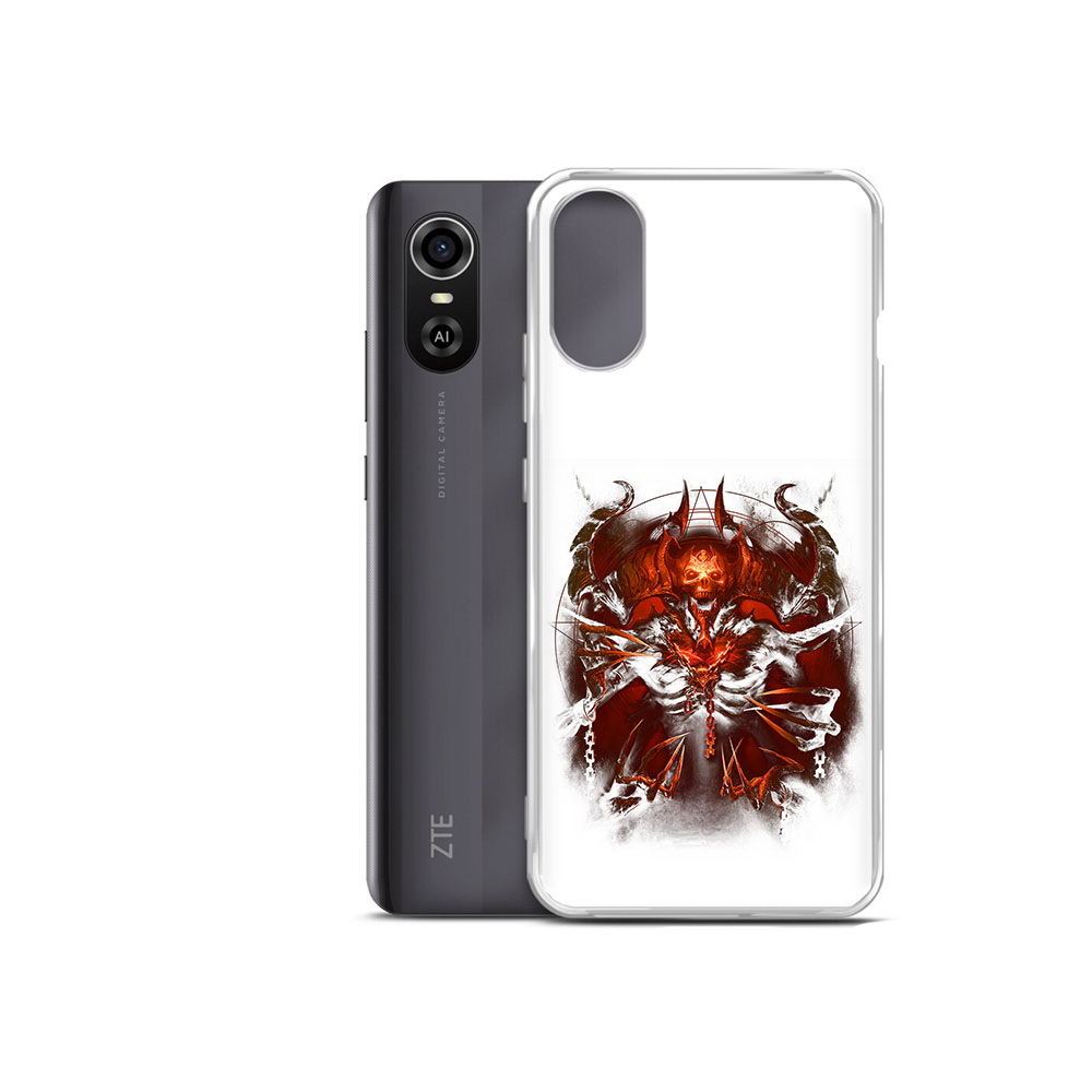 

Чехол MyPads Tocco для ZTE Blade A31 Plus яркий демон (PT226943.475.708), Прозрачный, Tocco