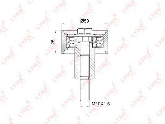 

Lynxauto Pb-3152 Ролик Ремня Грм Audi/Vw 1.0-1.4 2012 =