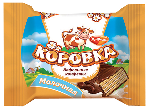 фото Конфеты рот фронт коровка молочная